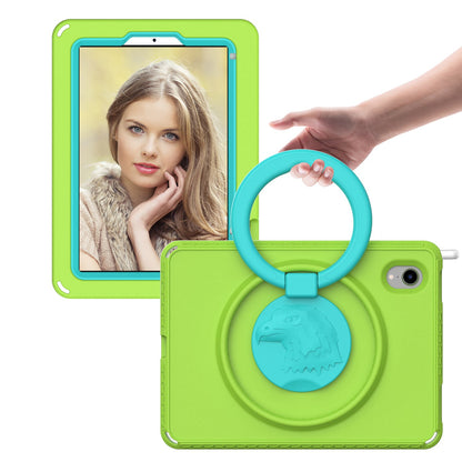 For iPad mini (2021) Portable EVA Case with Shoulder Strap / Waterproof Screen Protector Shockproof Tablet Kickstand Case