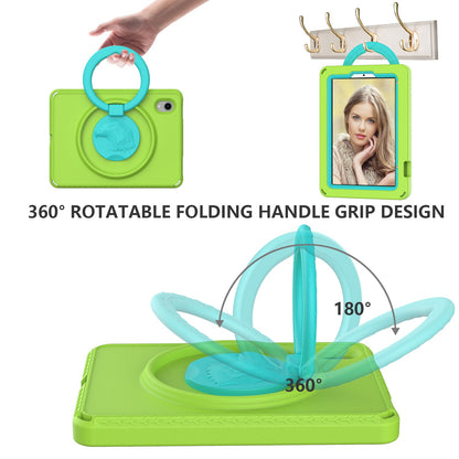For iPad mini (2021) Portable EVA Case with Shoulder Strap / Waterproof Screen Protector Shockproof Tablet Kickstand Case