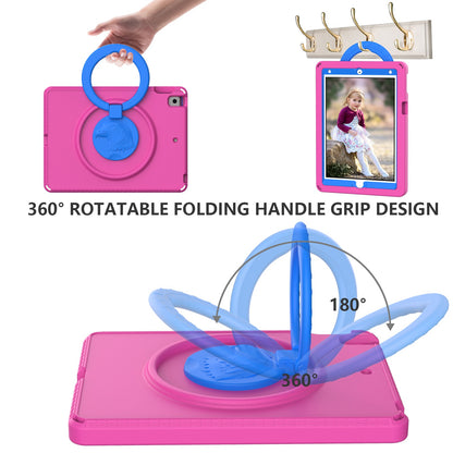 For iPad 10.2 (2019) / (2021) / (2020)  /  Air 10.5 inch (2019) Anti-scratch EVA Case with Shoulder Strap / Waterproof Screen Protector Shockproof Cover Portable Tablet Case