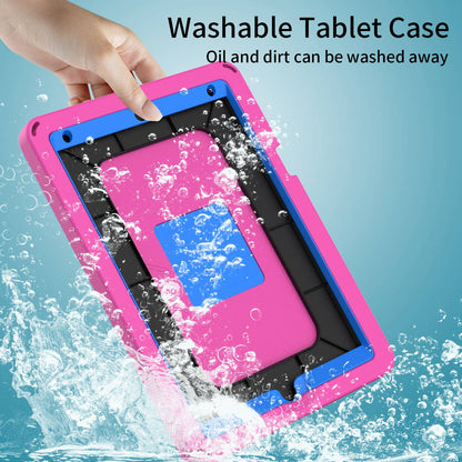 For iPad 10.2 (2019) / (2021) / (2020)  /  Air 10.5 inch (2019) Anti-scratch EVA Case with Shoulder Strap / Waterproof Screen Protector Shockproof Cover Portable Tablet Case