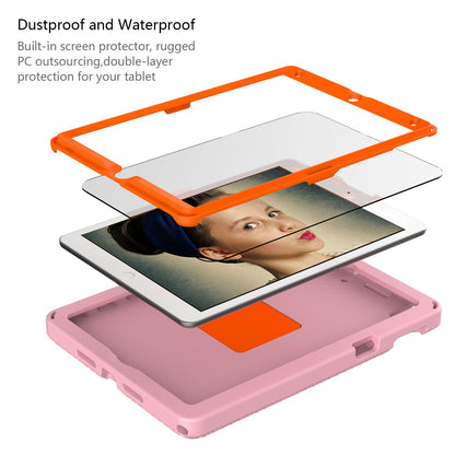 For iPad 10.2 (2019) / (2021) / (2020)  /  Air 10.5 inch (2019) Anti-scratch EVA Case with Shoulder Strap / Waterproof Screen Protector Shockproof Cover Portable Tablet Case