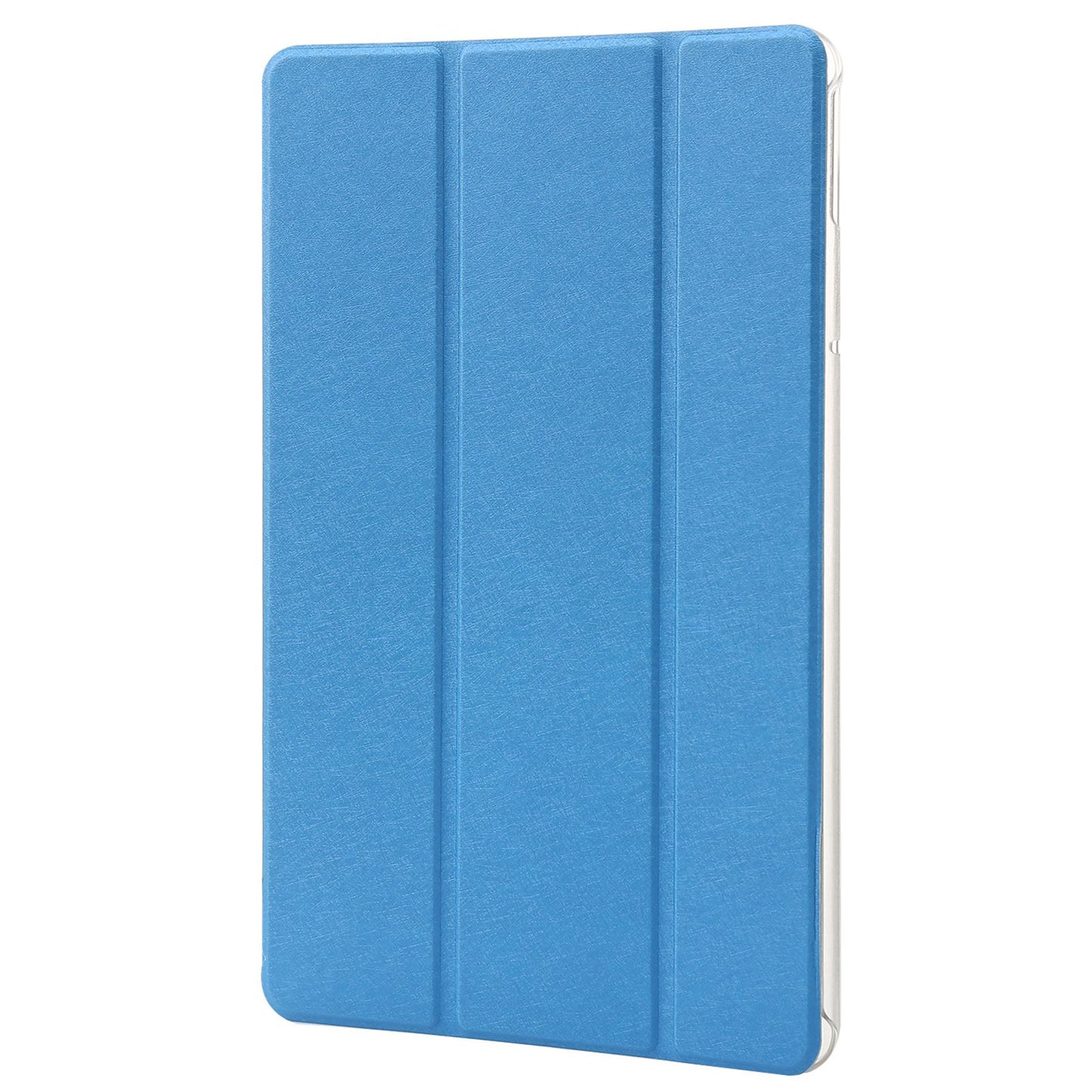 For Huawei MatePad Pro 11 (2022) Silk Texture Protective Case PU Leather Tri-fold Stand Folio Cover