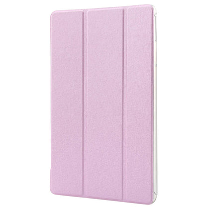 For Huawei MatePad Pro 11 (2022) Silk Texture Protective Case PU Leather Tri-fold Stand Folio Cover
