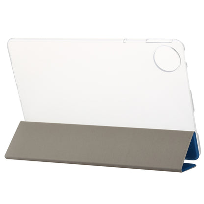 For Huawei MatePad Pro 11 (2022) Silk Texture Protective Case PU Leather Tri-fold Stand Folio Cover