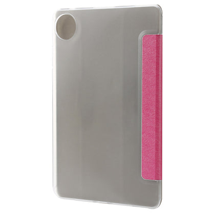 For Huawei MatePad Pro 11 (2022) Silk Texture Protective Case PU Leather Tri-fold Stand Folio Cover