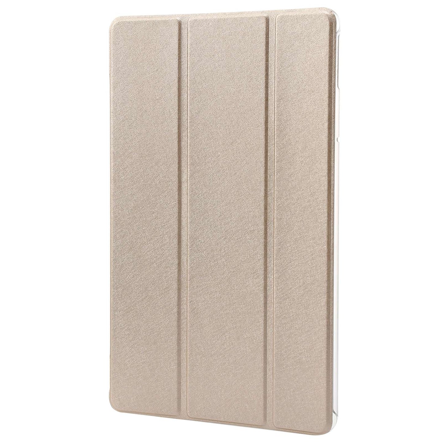 For Huawei MatePad Pro 11 (2022) Silk Texture Protective Case PU Leather Tri-fold Stand Folio Cover