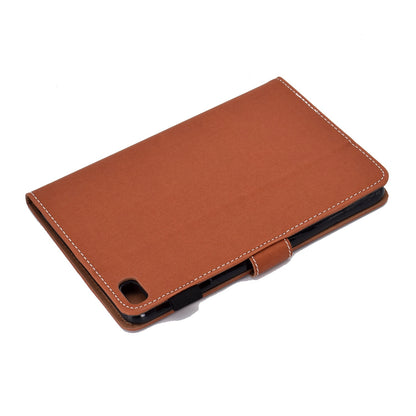 For iPad mini (2019) 7.9 inch / iPad mini 4 / 3 / 2 / 1 Solid Color Tablet Case PU Leather Card Holder Full Protection Cover with Adjustable Stand