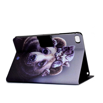 For iPad Mini 1 / 2 / 3 / 4 / mini (2019) 7.9 inch Pattern Printing Magnetic Flip Case PU Leather Folding Folio Stand Cover with Card Slots