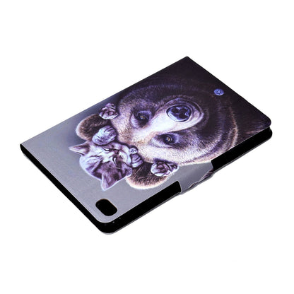 For iPad Mini 1 / 2 / 3 / 4 / mini (2019) 7.9 inch Pattern Printing Magnetic Flip Case PU Leather Folding Folio Stand Cover with Card Slots