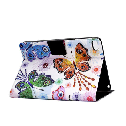 For iPad Mini 1 / 2 / 3 / 4 / mini (2019) 7.9 inch Pattern Printing Magnetic Flip Case PU Leather Folding Folio Stand Cover with Card Slots