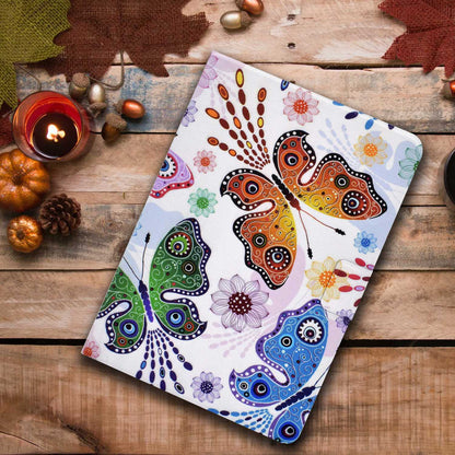 For iPad Mini 1 / 2 / 3 / 4 / mini (2019) 7.9 inch Pattern Printing Magnetic Flip Case PU Leather Folding Folio Stand Cover with Card Slots