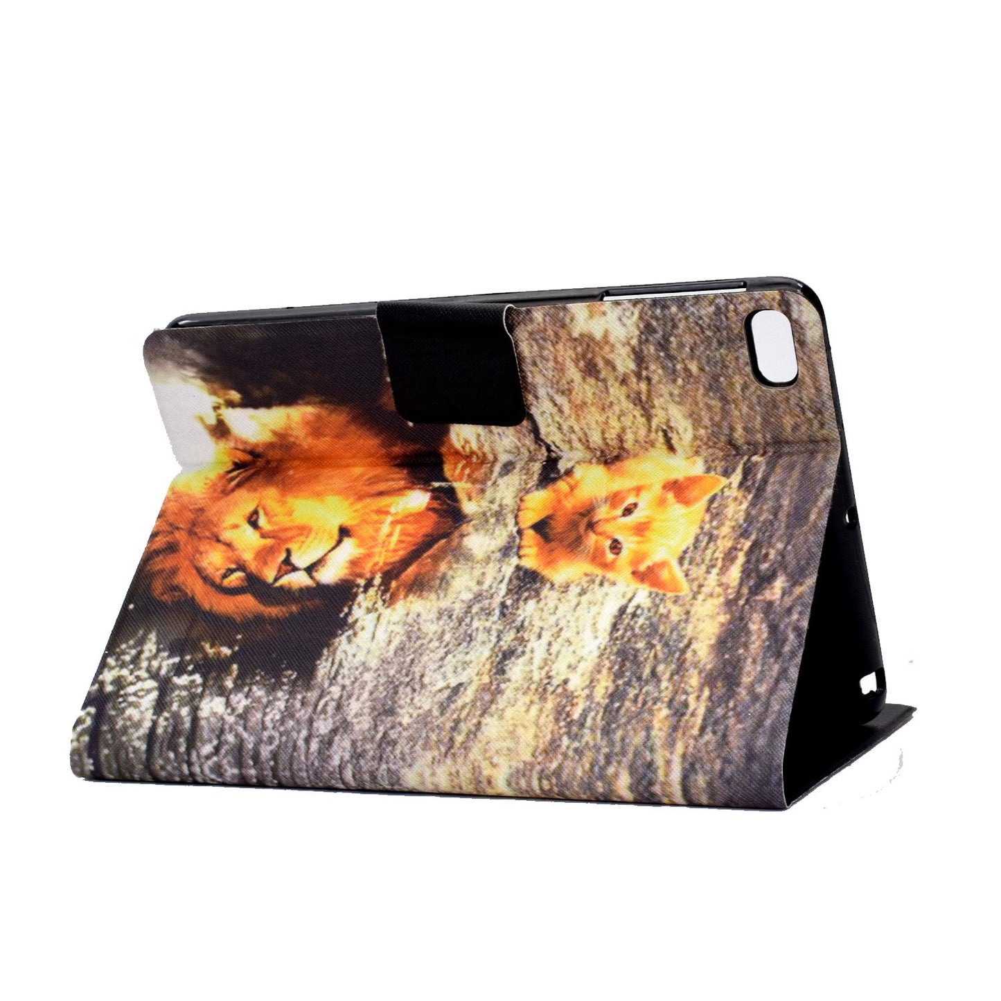 For iPad Mini 1 / 2 / 3 / 4 / mini (2019) 7.9 inch Pattern Printing Magnetic Flip Case PU Leather Folding Folio Stand Cover with Card Slots