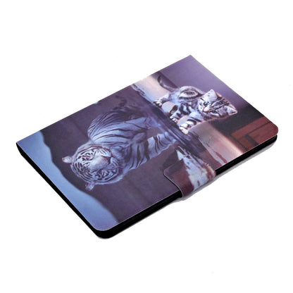 For iPad Mini 1 / 2 / 3 / 4 / mini (2019) 7.9 inch Pattern Printing Magnetic Flip Case PU Leather Folding Folio Stand Cover with Card Slots