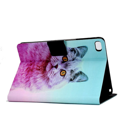For iPad Mini 1 / 2 / 3 / 4 / mini (2019) 7.9 inch Pattern Printing Magnetic Flip Case PU Leather Folding Folio Stand Cover with Card Slots