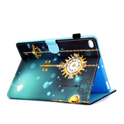For iPad Air (2013) / Air 2 / iPad 9.7-inch (2017) / (2018) PU Leather Tablet Case Stitching Pattern Printing Stand Cover with Card Holder