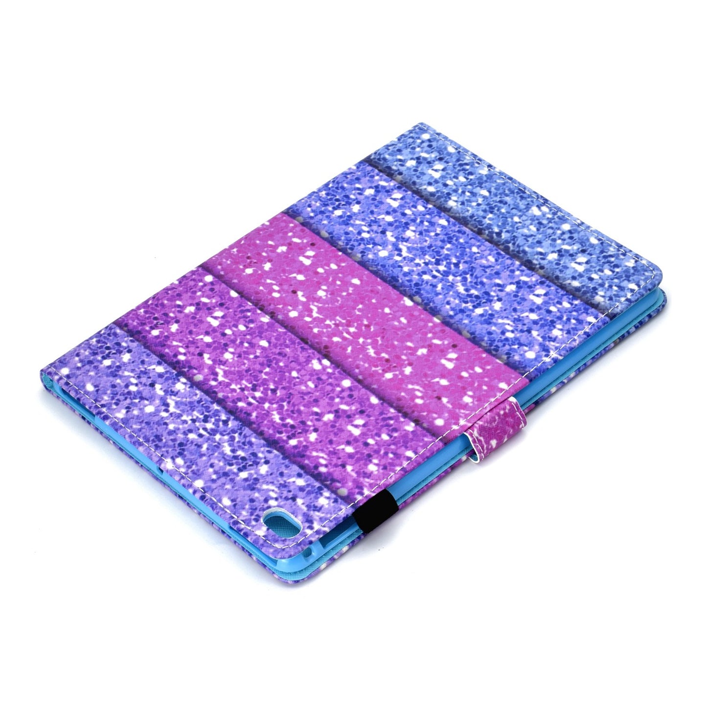 For iPad Air (2013) / Air 2 / iPad 9.7-inch (2017) / (2018) PU Leather Tablet Case Stitching Pattern Printing Stand Cover with Card Holder