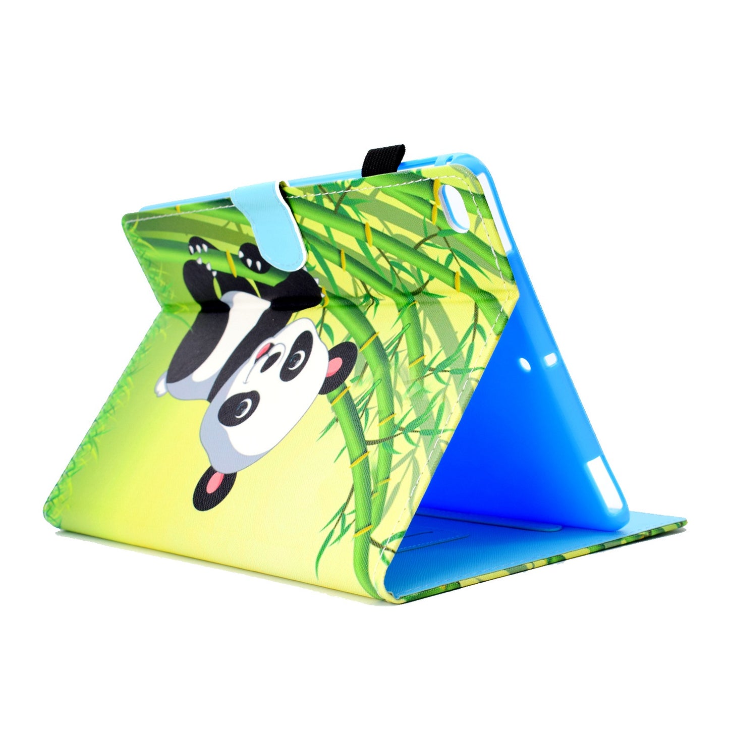 For iPad Air (2013) / Air 2 / iPad 9.7-inch (2017) / (2018) PU Leather Tablet Case Stitching Pattern Printing Stand Cover with Card Holder