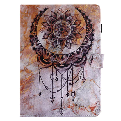 For iPad Air (2013) / Air 2 / iPad 9.7-inch (2017) / (2018) PU Leather Tablet Case Stitching Pattern Printing Stand Cover with Card Holder