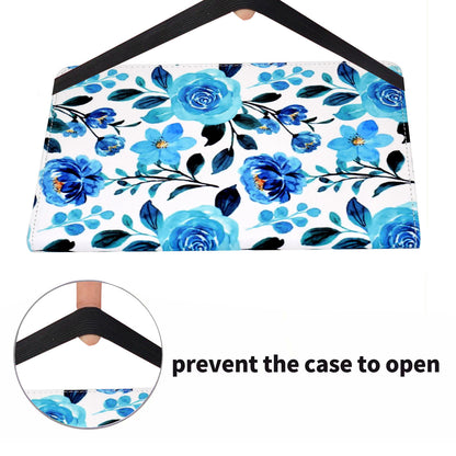 For iPad Air (2013) / Air 2 / iPad 9.7-inch (2017) / (2018) Stitching PU Leather Tablet Cover Pattern Printing Stand Card Holder Case with Elastic Band Closure