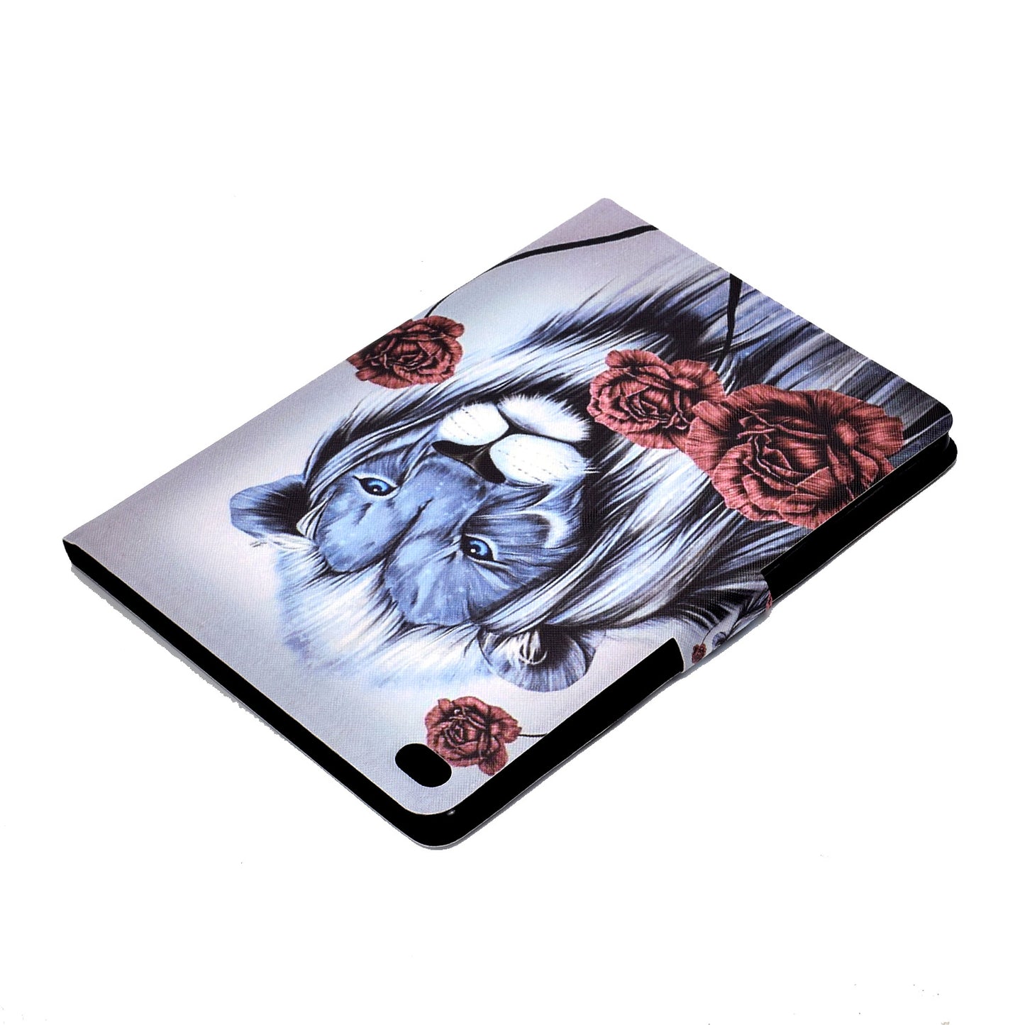 For iPad Air (2013) / Air 2 / iPad 9.7-inch (2017) / (2018) Pattern Printing Tablet Cover PU Leather Stand Card Slots Magnetic Clasp Case
