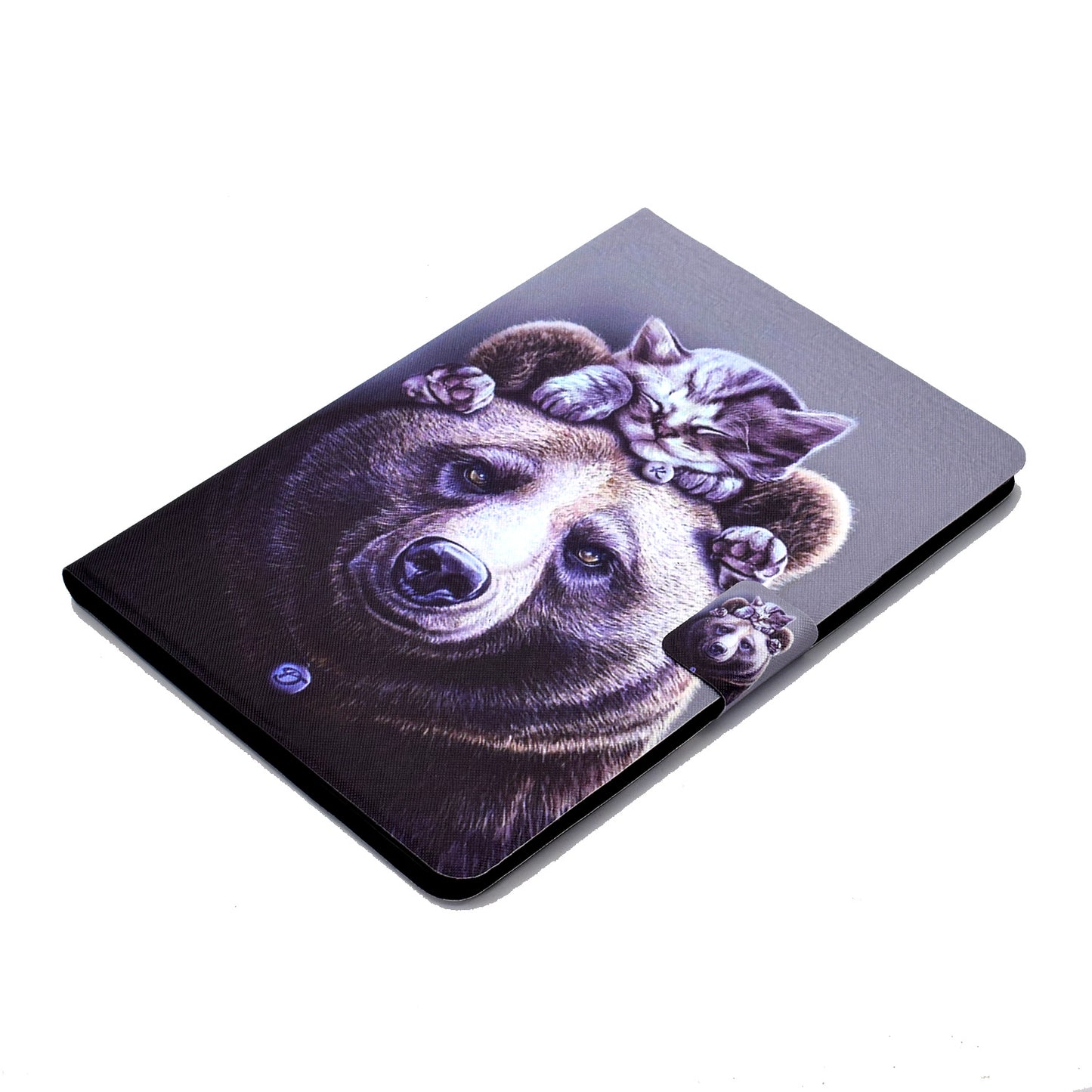 For iPad Air (2013) / Air 2 / iPad 9.7-inch (2017) / (2018) Pattern Printing Tablet Cover PU Leather Stand Card Slots Magnetic Clasp Case