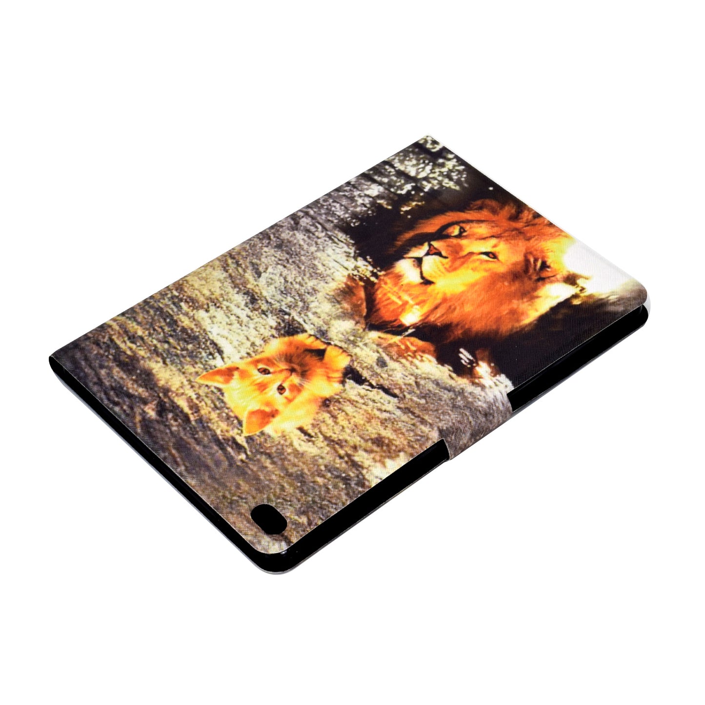For iPad Air (2013) / Air 2 / iPad 9.7-inch (2017) / (2018) Pattern Printing Tablet Cover PU Leather Stand Card Slots Magnetic Clasp Case