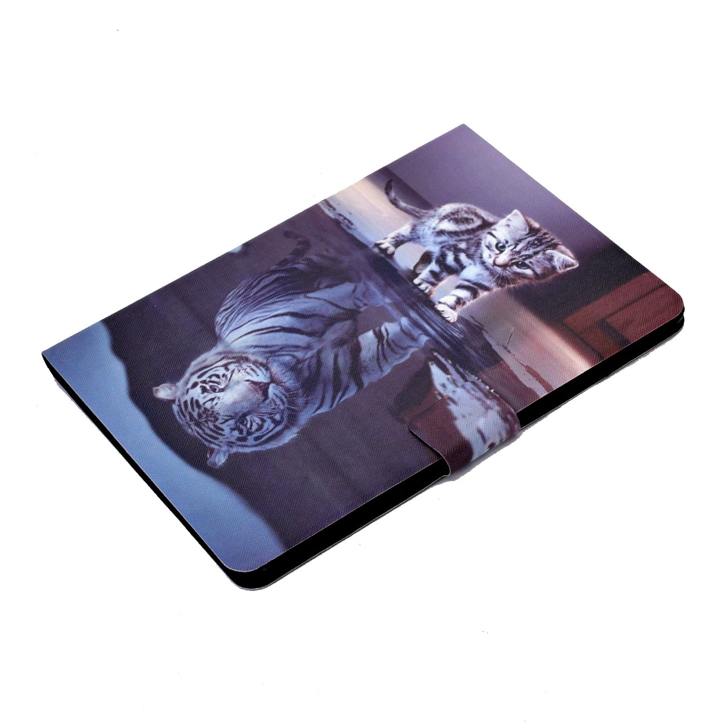 For iPad Air (2013) / Air 2 / iPad 9.7-inch (2017) / (2018) Pattern Printing Tablet Cover PU Leather Stand Card Slots Magnetic Clasp Case