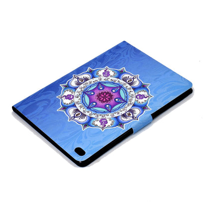 For iPad Air (2013) / Air 2 / iPad 9.7-inch (2017) / (2018) Pattern Printing Tablet Cover PU Leather Stand Card Slots Magnetic Clasp Case