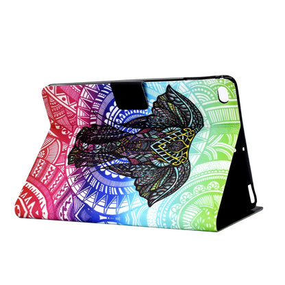 For iPad Air (2013) / Air 2 / iPad 9.7-inch (2017) / (2018) Pattern Printing Tablet Cover PU Leather Stand Card Slots Magnetic Clasp Case