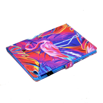 For iPad Air (2013) / Air 2 / iPad 9.7-inch (2017) / (2018) Stitched Leather Case Protective Tablet Cover Pattern Printed Magnetic Closure Shockproof Cover with Stand  /  Card Slots