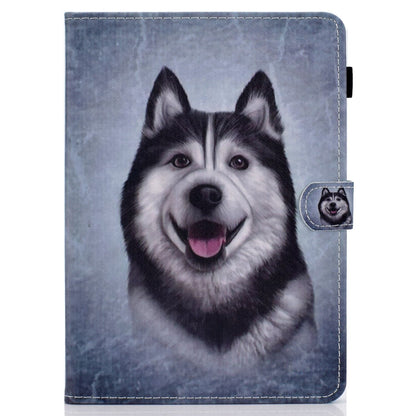 Anti-scratch Tablet Case for Amazon Kindle Paperwhite 5 (2021), Adjustable Stand Stitching Pattern Printing PU Leather Card Holder Protective Tablet Cover