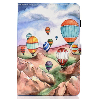 Anti-scratch Tablet Case for Amazon Kindle Paperwhite 5 (2021), Adjustable Stand Stitching Pattern Printing PU Leather Card Holder Protective Tablet Cover