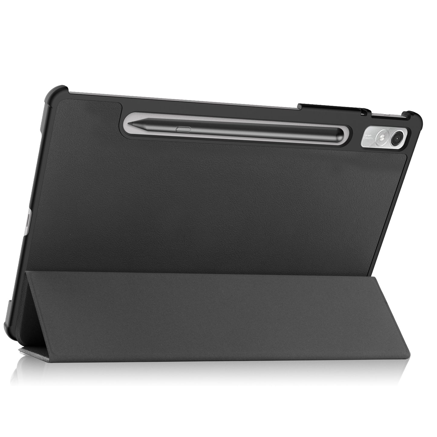 For Lenovo Tab P11 Pro Gen 2 Tri-fold Stand PU Leather Tablet Case Auto Wake / Sleep Function Drop-proof Cover
