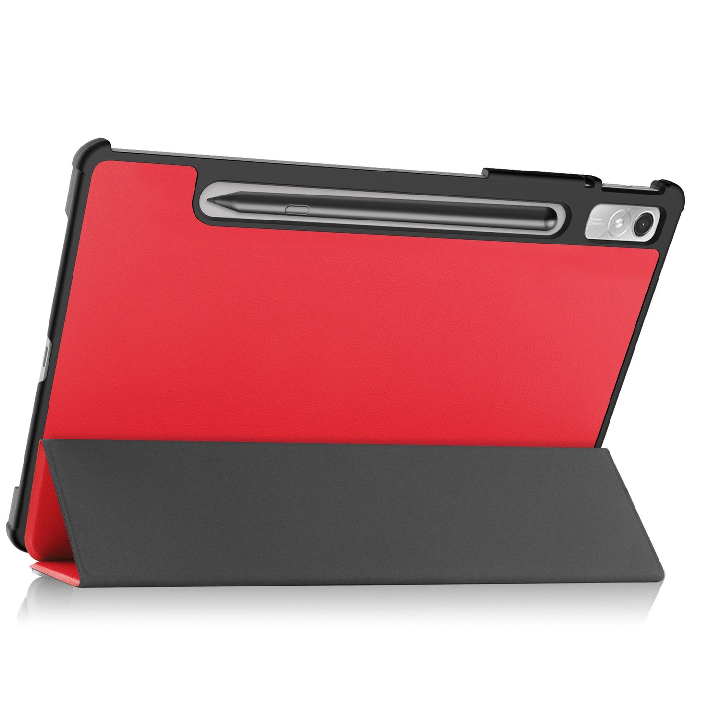 For Lenovo Tab P11 Pro Gen 2 Tri-fold Stand PU Leather Tablet Case Auto Wake / Sleep Function Drop-proof Cover