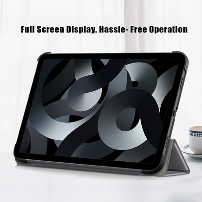 For iPad 10.2 (2022) PU Tablet Case Trifold Stand Shockproof Full Body Protective Cover with Auto Wake / Sleep
