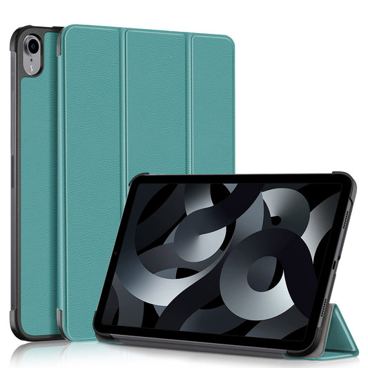 For iPad 10.2 (2022) PU Tablet Case Trifold Stand Shockproof Full Body Protective Cover with Auto Wake / Sleep