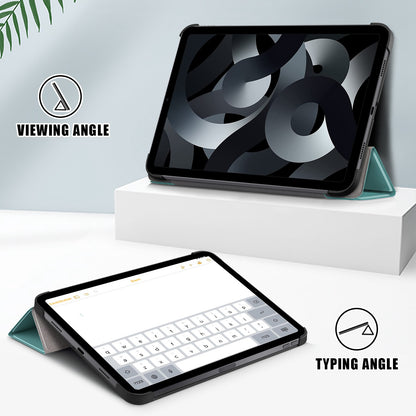 For iPad 10.2 (2022) PU Tablet Case Trifold Stand Shockproof Full Body Protective Cover with Auto Wake / Sleep
