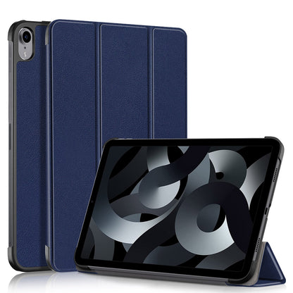 For iPad 10.2 (2022) PU Tablet Case Trifold Stand Shockproof Full Body Protective Cover with Auto Wake / Sleep