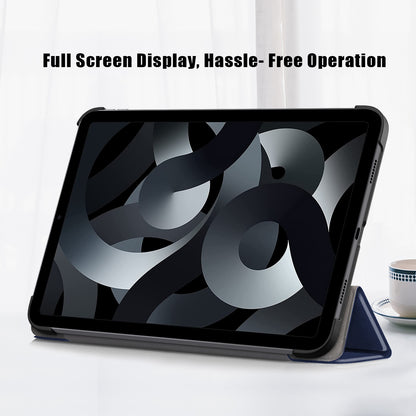 For iPad 10.2 (2022) PU Tablet Case Trifold Stand Shockproof Full Body Protective Cover with Auto Wake / Sleep