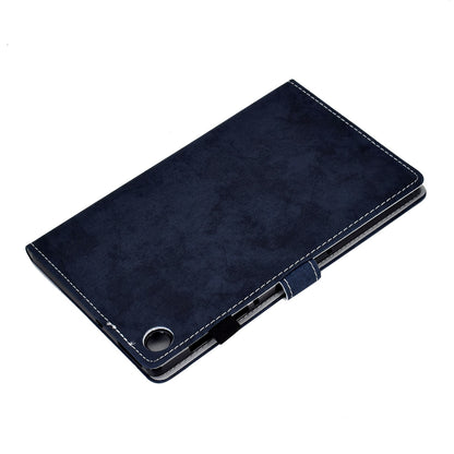 For Huawei Enjoy Tablet 2 / MatePad T 10 9.7 inch / T 10S 10.1 inch / Honor Pad 6 10.1-inch / Pad X6 9.7 inch Cloth Texture Case Solid Color Stitching Leather Stand Card Slots Magnetic Cover