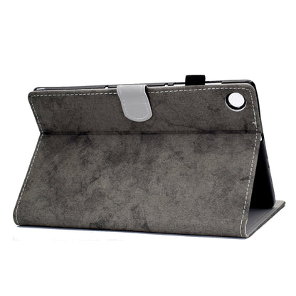 For Huawei Enjoy Tablet 2 / MatePad T 10 9.7 inch / T 10S 10.1 inch / Honor Pad 6 10.1-inch / Pad X6 9.7 inch Cloth Texture Case Solid Color Stitching Leather Stand Card Slots Magnetic Cover