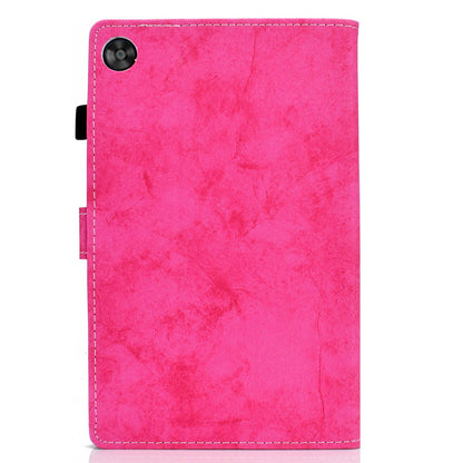 For Huawei Enjoy Tablet 2 / MatePad T 10 9.7 inch / T 10S 10.1 inch / Honor Pad 6 10.1-inch / Pad X6 9.7 inch Cloth Texture Case Solid Color Stitching Leather Stand Card Slots Magnetic Cover