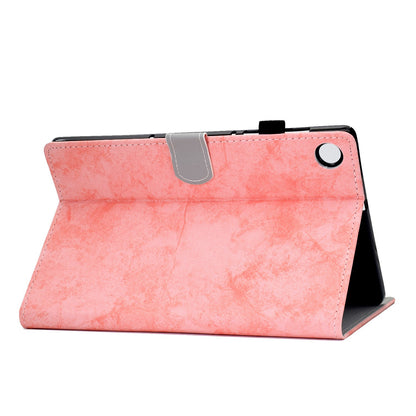For Huawei Enjoy Tablet 2 / MatePad T 10 9.7 inch / T 10S 10.1 inch / Honor Pad 6 10.1-inch / Pad X6 9.7 inch Cloth Texture Case Solid Color Stitching Leather Stand Card Slots Magnetic Cover