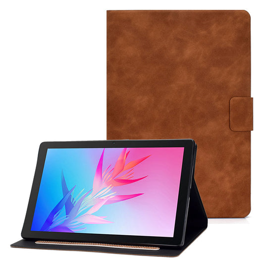 For Huawei Enjoy Tablet 2 / MatePad T 10 9.7 inch / T 10S 10.1 inch / Honor Pad 6 10.1-inch / Pad X6 9.7 inch Tablet Case Solid Color PU Leather Folio Flip Stand Card Slots Magnetic Cover