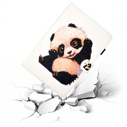 For Huawei Enjoy Tablet 2 / MatePad T 10 9.7 inch / T 10S 10.1 inch / Honor Pad 6 10.1-inch / Pad X6 9.7 inch Pattern Printing Stand Cover Stitching Leather Card Slots Magnetic Case