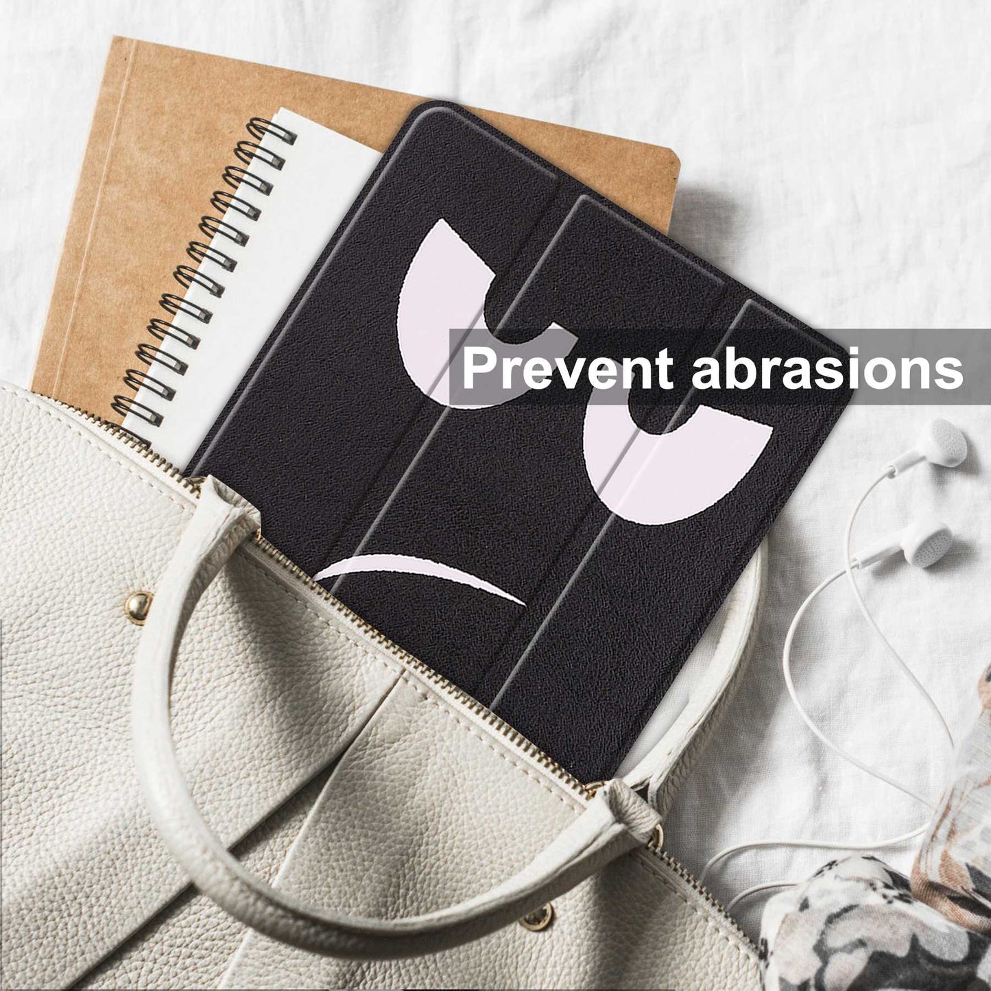 For Lenovo Tab P11 Pro Gen 2 Tri-Fold Stand Tablet Case Pattern Printing PU Leather Auto Wake / Sleep Cover with Pencil Holder