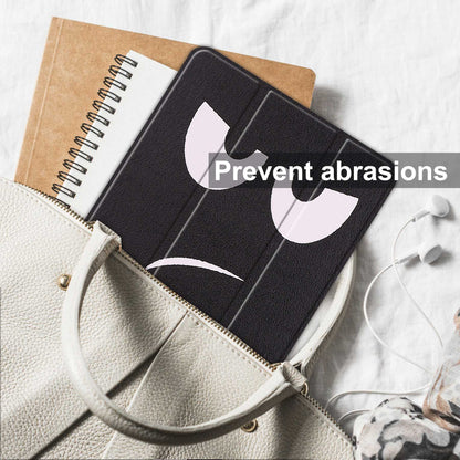 For Lenovo Tab P11 Pro Gen 2 Tri-Fold Stand Tablet Case Pattern Printing PU Leather Auto Wake / Sleep Cover with Pencil Holder