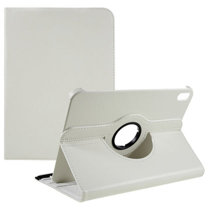 For iPad 10.9 (2022) Protective Case Rotary Stand PU Leather Anti-drop Tablet Cover with Elastic Band
