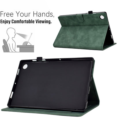 For Huawei Enjoy Tablet 2  /  MatePad T 10 9.7 inch  /  T 10S 10.1 inch  /  Honor Pad 6 10.1-inch  /  Pad X6 9.7 inch Tablet Case Pattern Imprinted PU Leather Card Slots Stand Cover