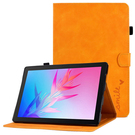 For Huawei Enjoy Tablet 2  /  MatePad T 10 9.7 inch  /  T 10S 10.1 inch  /  Honor Pad 6 10.1-inch  /  Pad X6 9.7 inch Tablet Case Pattern Imprinted PU Leather Card Slots Stand Cover